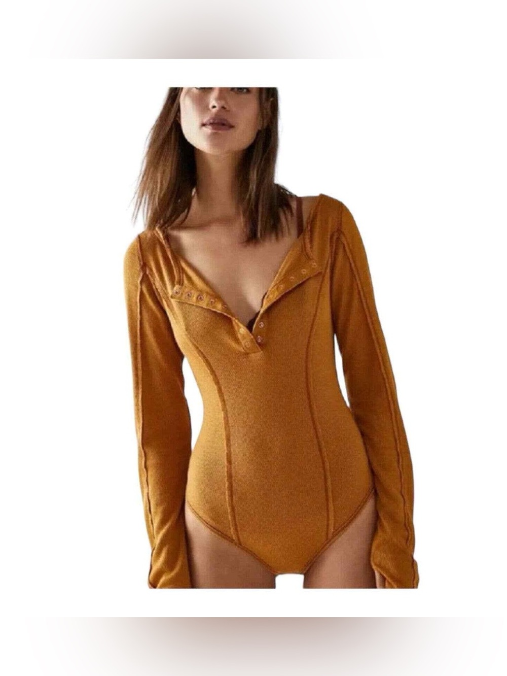 Free People Sloane Bodysuit M